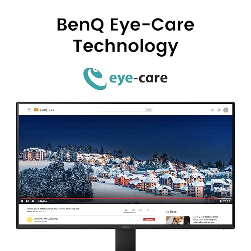 BenQ Monitor GW2791 27” 1080p FHD 100Hz IPS HDMI DP Tecnologías para el Cuidado de la Vista Bisel Ultra Delgado Software Eye-Care U