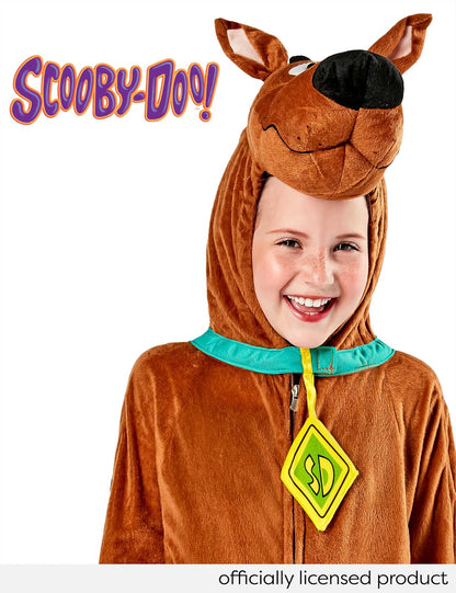 Scooby Doo - Disfraz de Scooby para niño, Scooby-doo Childs Deluxe Scooby, Large