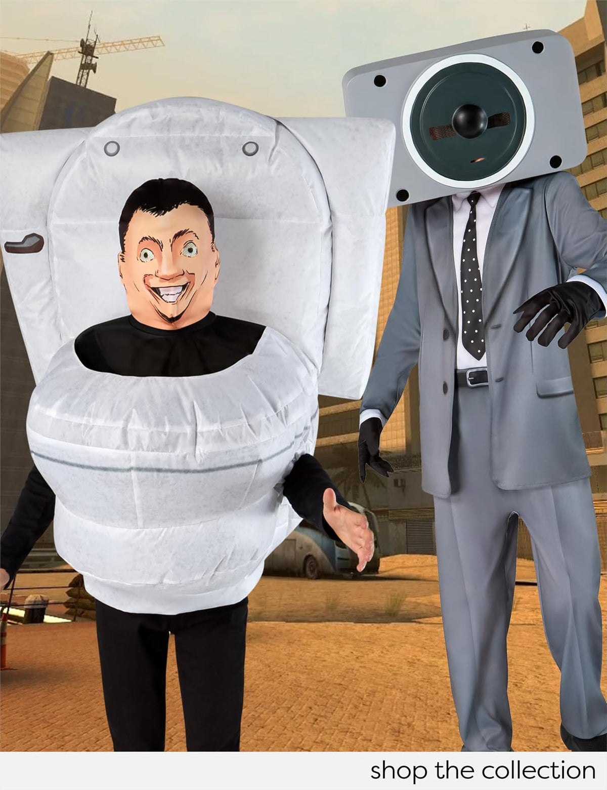 Rubies Skibidi - Disfraz inflable de inodoro para niños, disfraz de niño