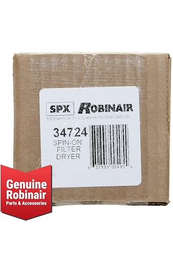 Robinair Filtro Giratorio para Reciclaje de Aire Acondicionado 34724, Negro | Compatible con máquinas RRR 34288, 34288NI, 34788NI, 34788NI-H, 34888HD, 34988, 34988NI, 34998, AC1234-4/6/9 + más