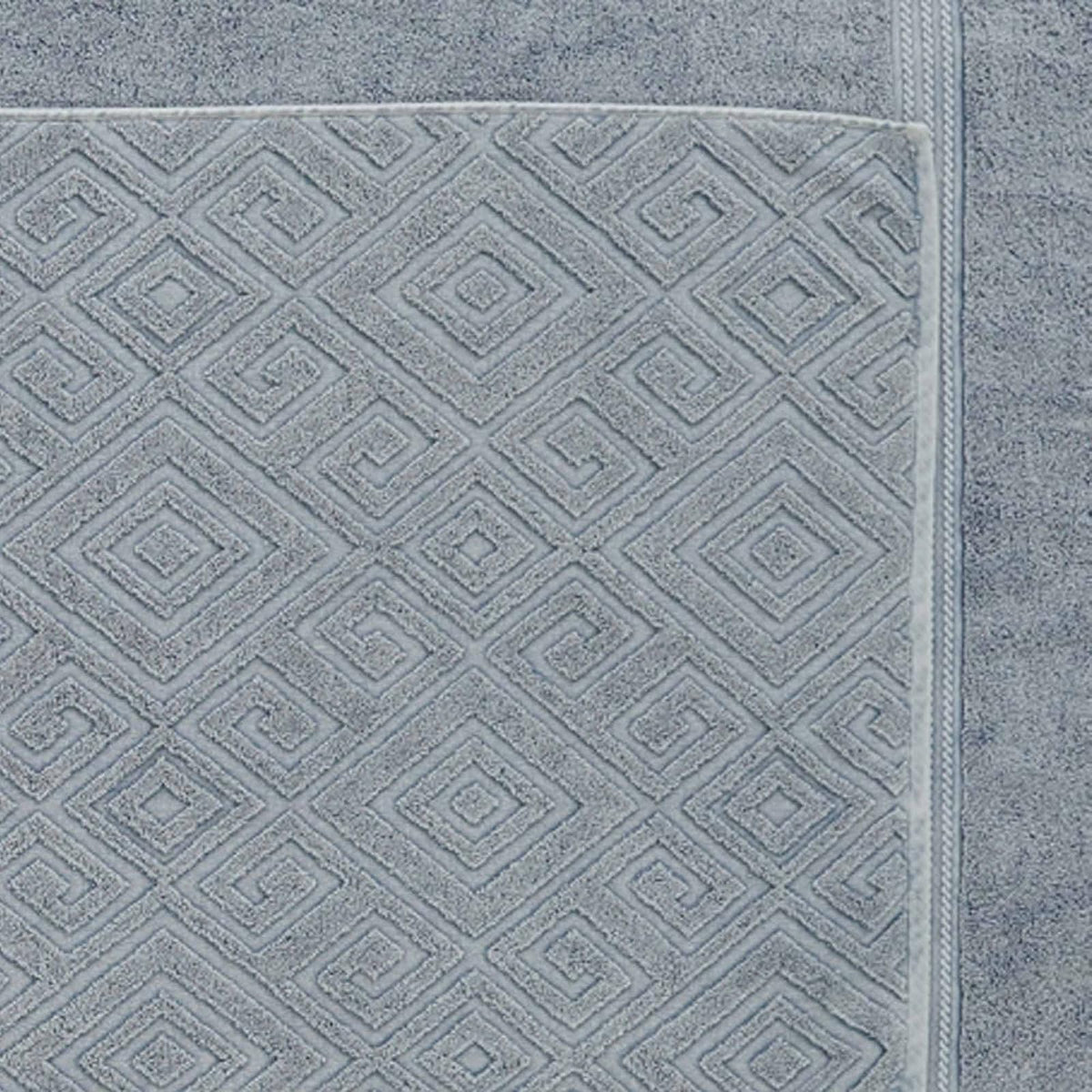 Amrapur Overseas | Deco Diamond 2 Pack Denim Lavado Toalla de baño (Mocha)