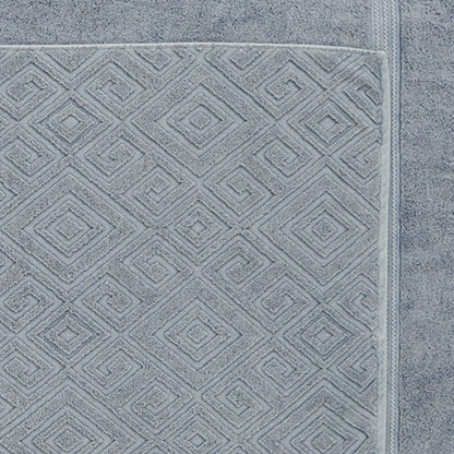 Amrapur Overseas | Deco Diamond 2 Pack Denim Lavado Toalla de baño (Mocha)