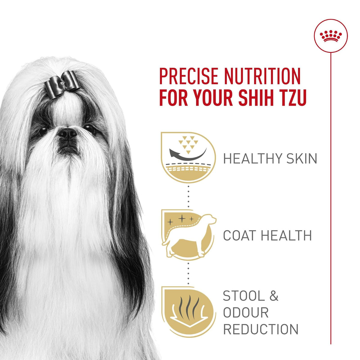 ROYAL CANIN, Adult - Shih-Tzu, Croquetas para Perro, 1.1kg**