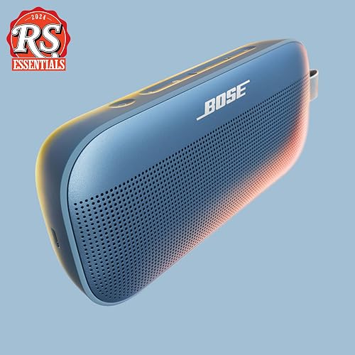 Bose Altavoz Bluetooth portátil SoundLink Flex (2.ª Gen.) Altavoz para Exteriores portátil con Sonido de Alta fidelidad, hasta 12 Horas de duración de la batería, a Prueba de Agua y Polvo, Color Azul