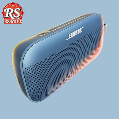 Bose Altavoz Bluetooth portátil SoundLink Flex (2.ª Gen.) Altavoz para Exteriores portátil con Sonido de Alta fidelidad, hasta 12 Horas de duración de la batería, a Prueba de Agua y Polvo, Color Azul