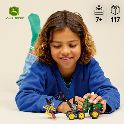 LEGO Technic Cosechadora con Ruedas John Deere 1470H – Pluma Giratoria, Garra y Tronco – Juguete de Construcción – Vehículo para Regalar a Niños y Niñas de 7 Años o Más – 42218