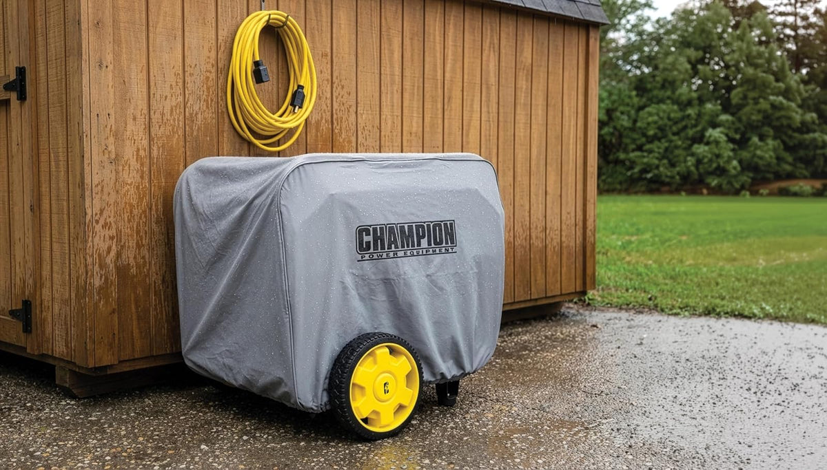 Champion Power Equipment 100699 - Cubierta para generador portátil de 12.000 vatios, Color Gris