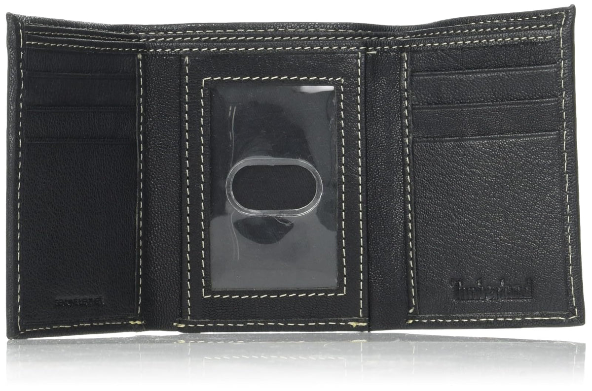 Timberland - portafolios de seguridad triple para hombre (piel)