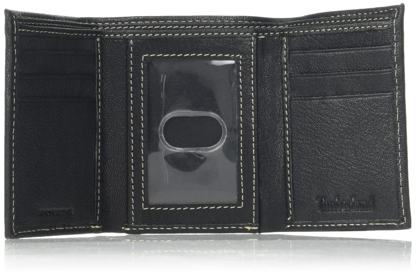 Timberland - portafolios de seguridad triple para hombre (piel), Negro, Talla única