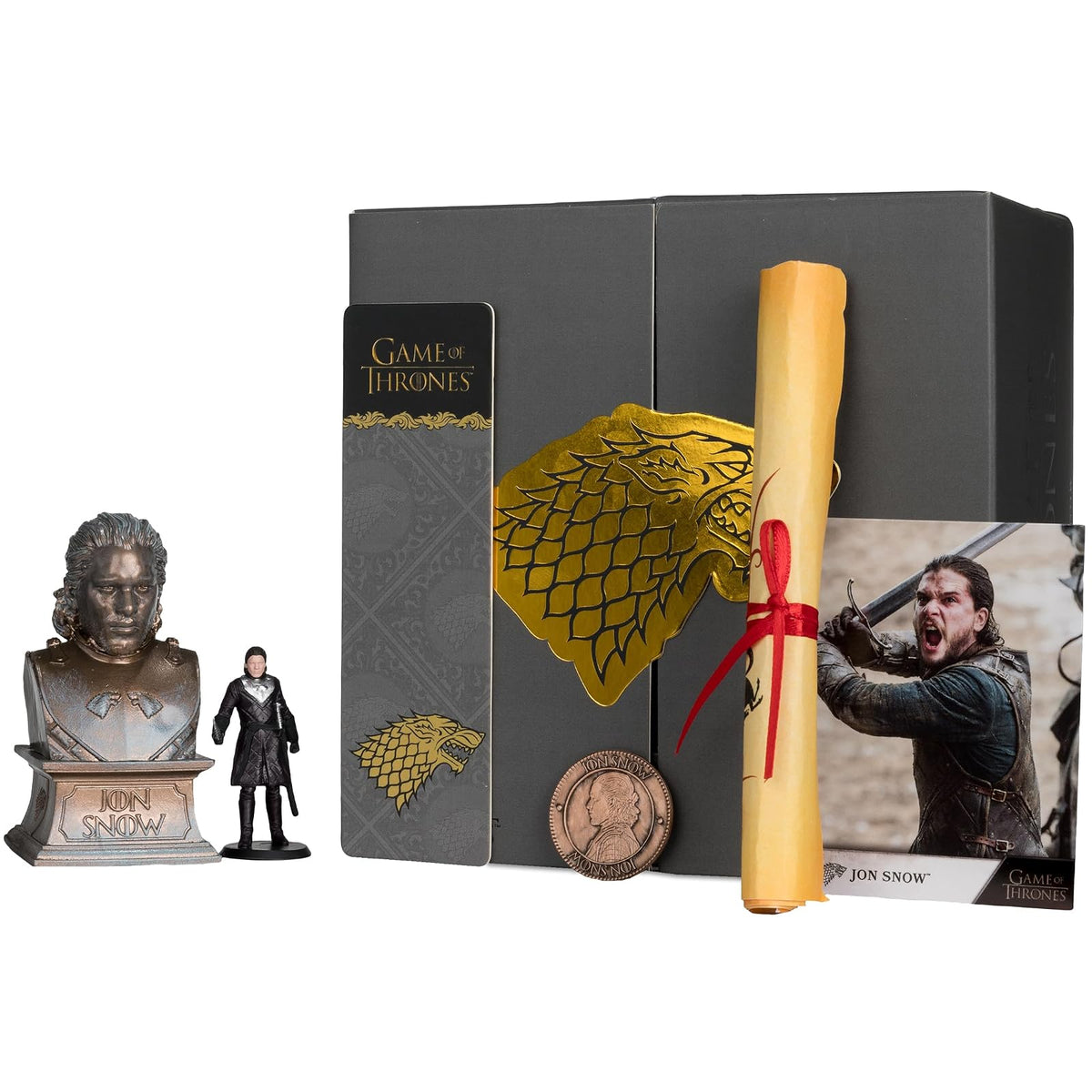 McFarlane Juego de Tronos - Caja coleccionista de Nieve Jon Toys | Juego de Tronos Busto Estatua - Jon Snow Collector Box