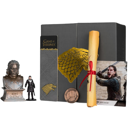 McFarlane Juego de Tronos - Caja coleccionista de Nieve Jon Toys | Juego de Tronos Busto Estatua - Jon Snow Collector Box