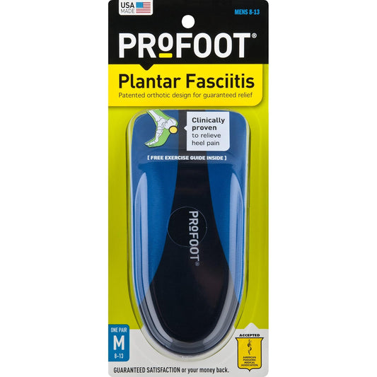 PROFOOT Plantilla Plantar FASCIITIS Hombre Azul oscuro 8-13