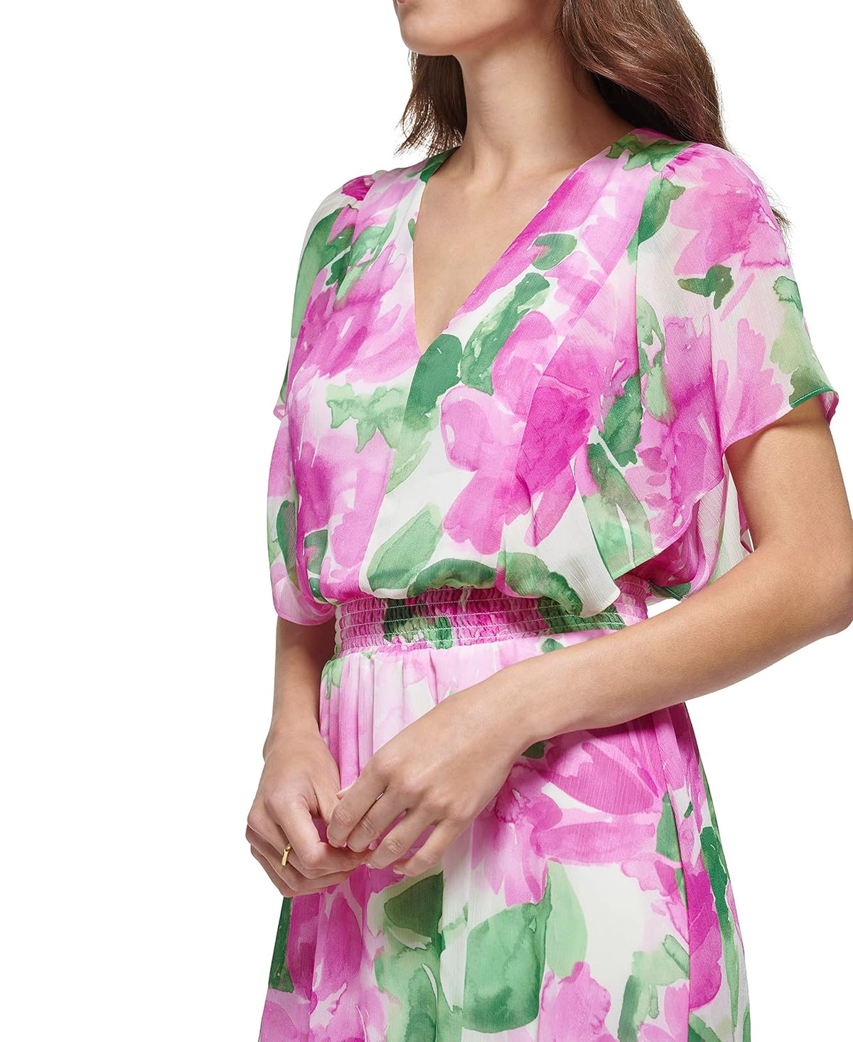 DKNY Vestido Cruzado de imitación Vestido para Mujer