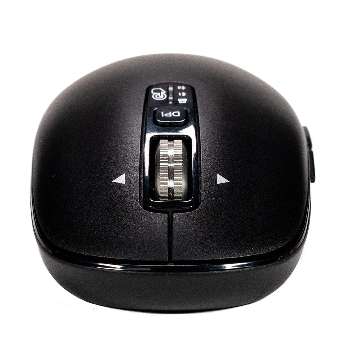 Naceb Technology - Mouse Inalámbrico Slim Negro NA-0131N - Botón dpi - Diseño Delgado, Portátil, Preciso y Elegante - Pila AA Incluida