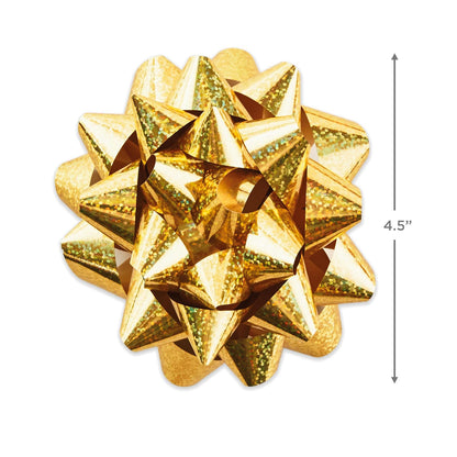 Hallmark - Surtido de lazo de regalo, 12 unidades (dorado, plata, bronce, blanco) para cumpleaños, día de la madre, bodas, despedidas de soltera, cualquier ocasión