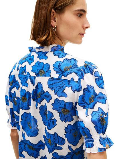 Tommy Hilfiger - Blusa Cambric de Manga Corta