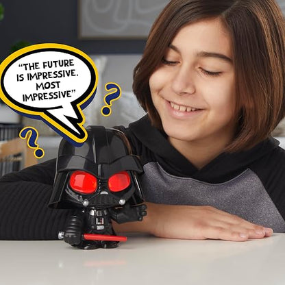 Star Wars Force N Telling Vader - Figura de acción de Darth Vader electrónica Que predice el Futuro con más de 40 respuestas para niños y niñas a Partir de 4 años