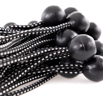 Kotap bb-11b bola bungee, 27.9 cm, Negro, 25 piezas