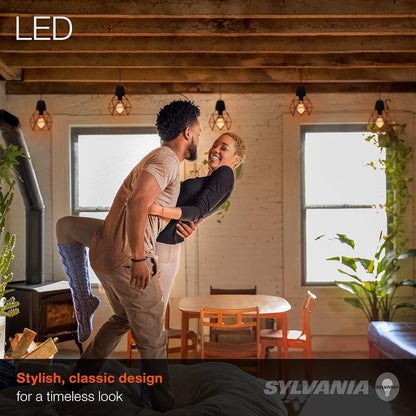Sylvania Home Lighting 74694 Sylvania foco LED de filamento, A19-40W, Amber Finish