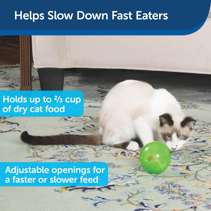 petsafe SlimCat Bola Dispensadora de Alimento, color verde