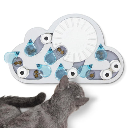 Nina Ottosson by Petstages Rainy Day Puzzle & Play - Rompecabezas Interactivo para Gatos