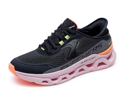 Skechers Glide-Step Altus Tenis Slip-ins sin Cordones para Mujer - 25.0 cm - Bkmt=black - Multi