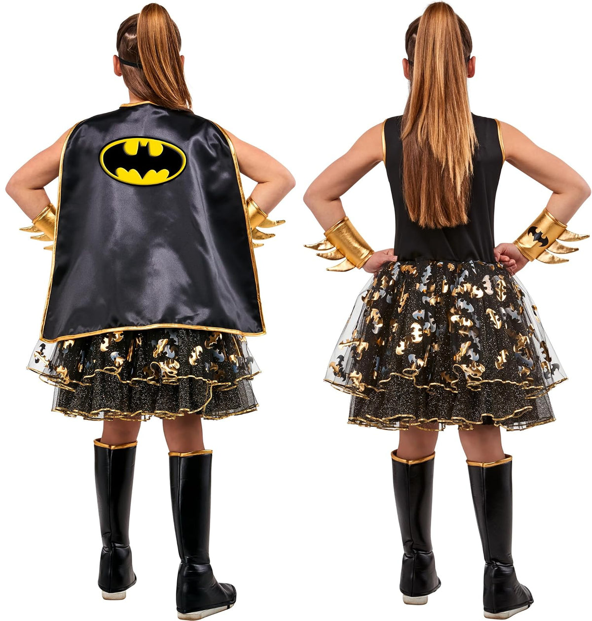 DC Comics Superheroes: vestido de disfraz de Batgirl para niños por Rubies, niña pequeña