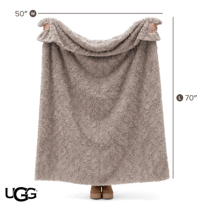 UGG Manta Adalee – Manta Suave de Piel sintética – Ostra