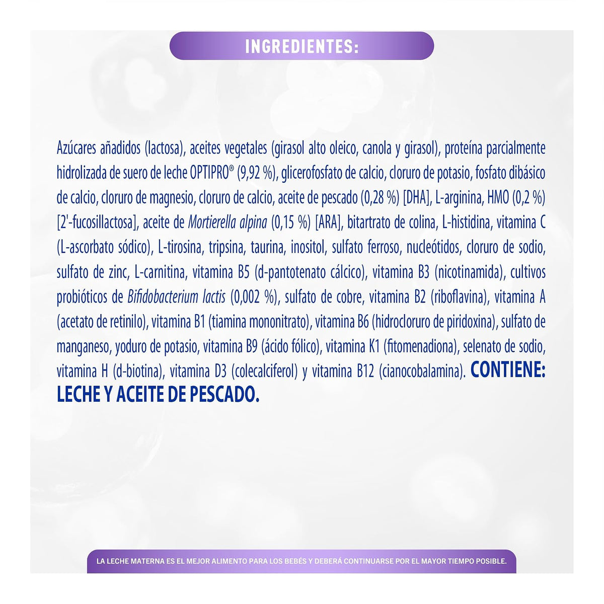 NAN Expert Pro H.A. Fórmula Para Lactantes Con Hierro Probióticos Lata 800g