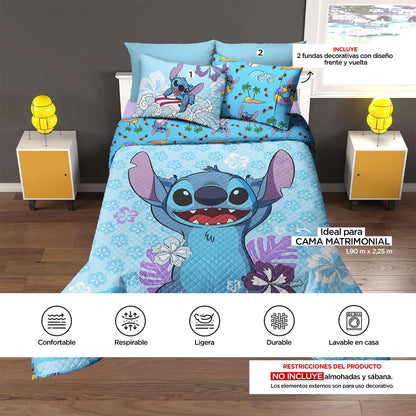 Edrecolcha Matrimonial Stitch Surf