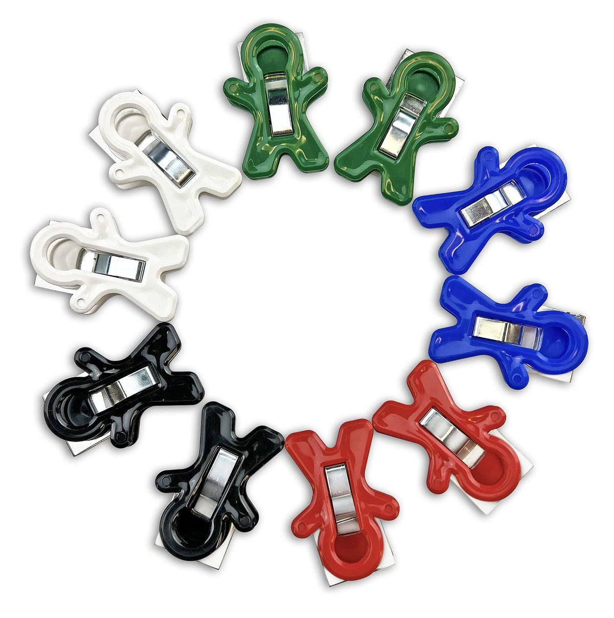 The Pencil Grip Clip magnético para hombre, colores surtidos, paquete de 10