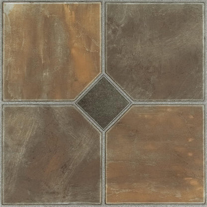 Achim Nexus Azulejos Autoadhesivos de Vinilo, 30.5 x 30.5 cm, Paquete de 20 - Rustic Slate - Aspecto de azulejo