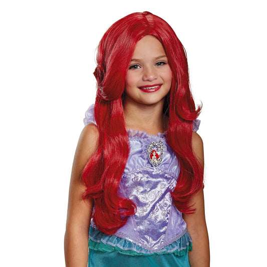 Accesorio Oficial Disney, Peluca de Ariel de la Sirenita, Unitalla Infantil