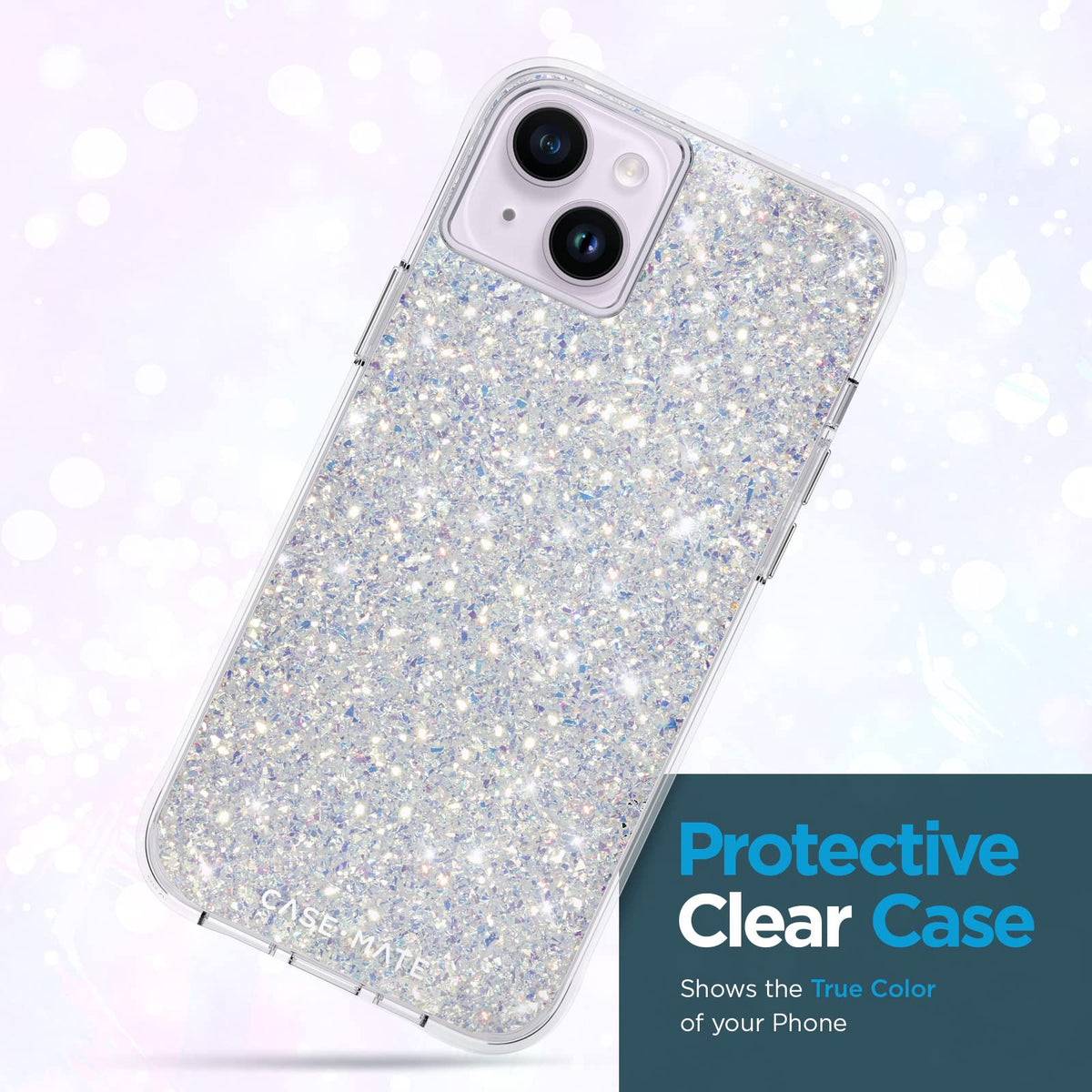 Case-Mate iPhone 14 Plus Case - Twinkle Stardust [10FT Drop Protection] [Wireless Charging Compatible] Luxury Cover with Cute Bling Sparkle for iPhone 14 Plus 6.7", Anti-Scratch, Shock Absorbent, Slim