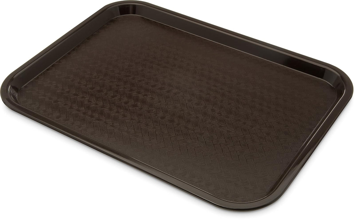 Carlisle Bandeja de Plástico para Cafetería, Antideslizante - Beige Bronceado - 16.3" x 12.1" x 0.7" - Café última intervensión de BPA