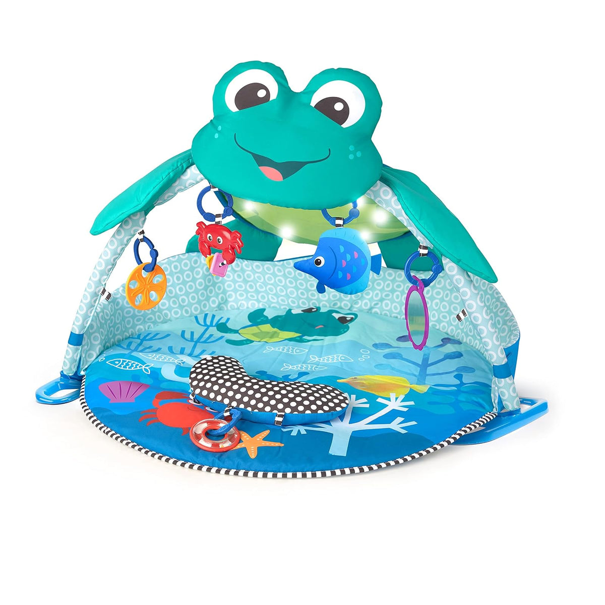 Baby Einstein Neptune Under The Sea Lights & Sounds - Alfombra de actividades para gimnasio y juegos, para niños recién nacidos