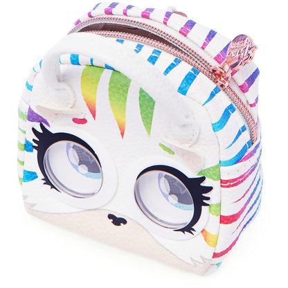 cartera Pets Micros, Roarin' Rainbow Tiger Elegante bolso pequeño con función de rollo de ojos, juguetes para niños para niñas de 5 años en adelante