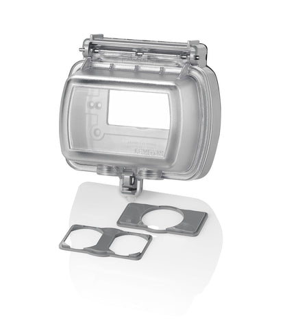 Leviton 001-05981-UCL PLACA C/CUBIERTA P/GFCI DECORA POLICARBONATO MONTAJE HORIZON Transparente