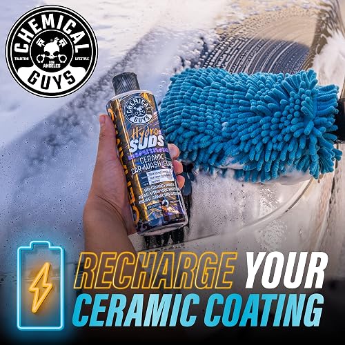Chemical Guys HydroSuds Ceramic SiO2 Jabón espumoso de alto brillo para lavado de autos, camionetas y más, 1.89 L