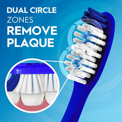 Oral-B cepillo para polvo de dientes de doble limpieza, suave, 6 unidades
