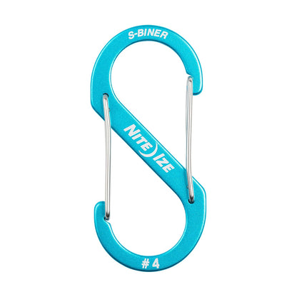 Nite Ize sba4–03-r6 S-Biner Dual Mosquetón Aluminio # 4-Blue