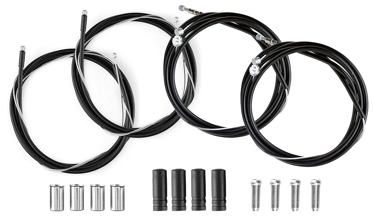 Schwinn Bike Brake and Derailleur Cable Repair Set, Black