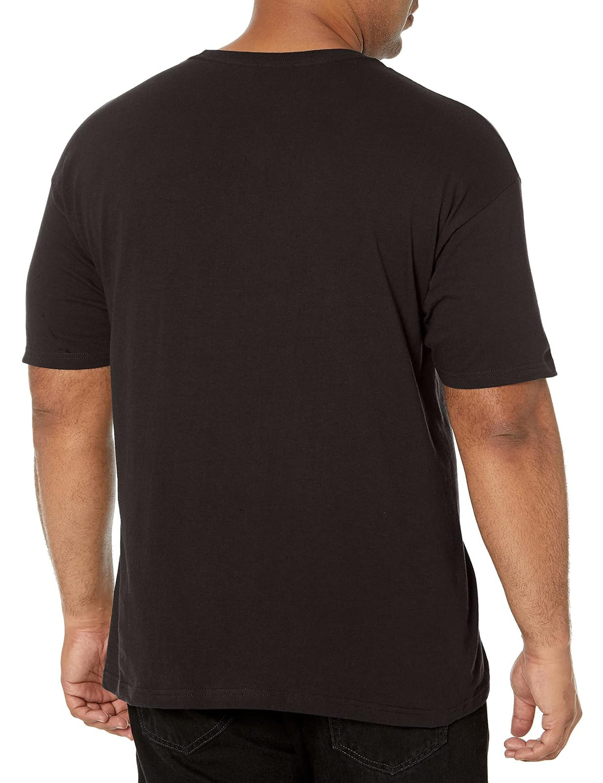 DC Comics Men's Batman Basic Logo T-Shirt, Black