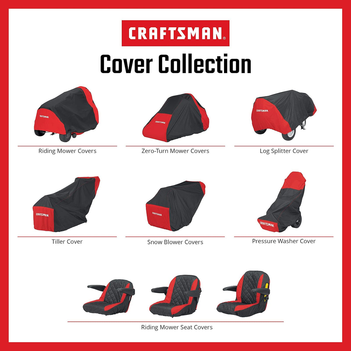 Craftsman - Funda para cortacésped, tamaño Grande