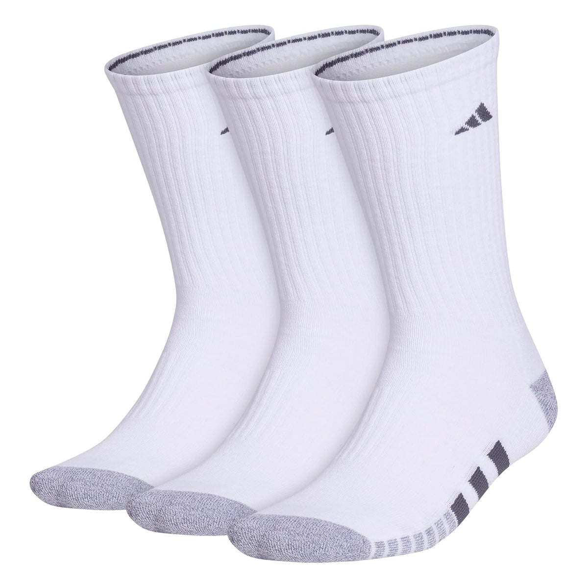 adidas Originals Calcetines Crew Azul (Paquete de 3) para Hombre - G - Blanco - Gris - Onix Grey