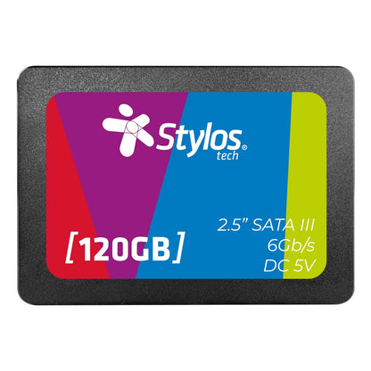 Disco SSD 120GB 2.5 SATA III Negro para PC Stylostech