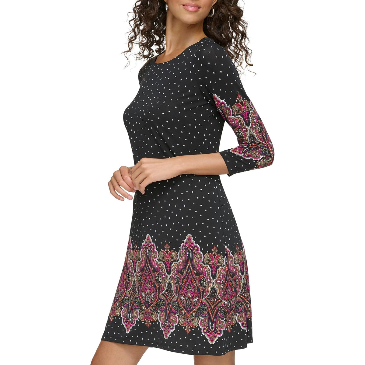 Tommy Hilfiger Vestido de Manga para Mujer