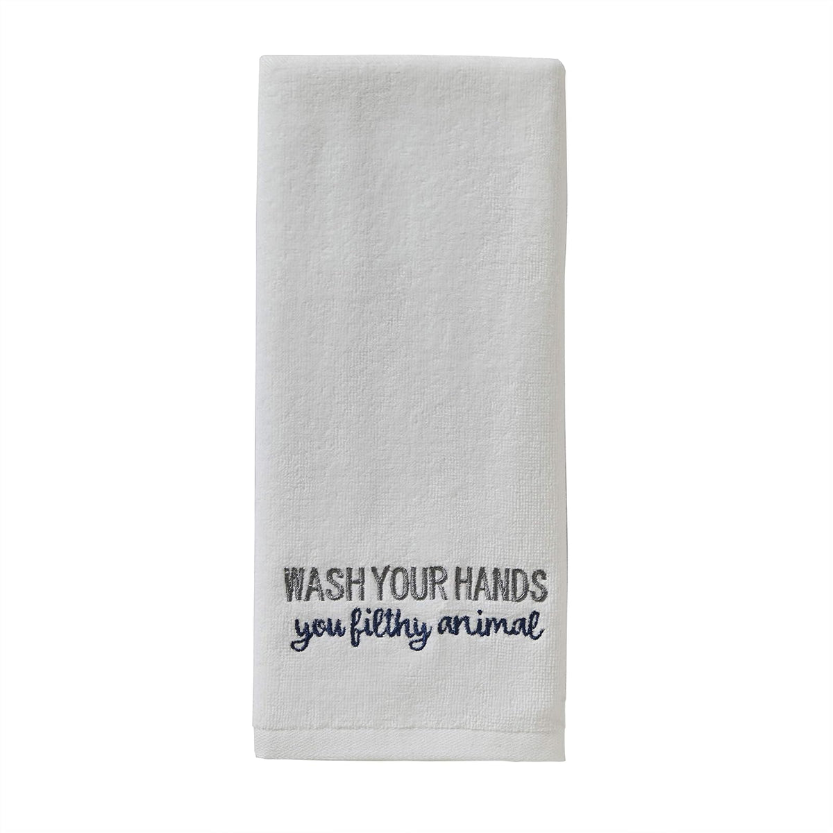 SKL Home - Toalla de Mano (2 Unidades), 16 x 25 Pulgadas, Color Blanco, 2 Unidades