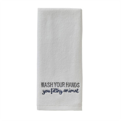 SKL Home - Toalla de Mano (2 Unidades), 16 x 25 Pulgadas, Color Blanco, 2 Unidades