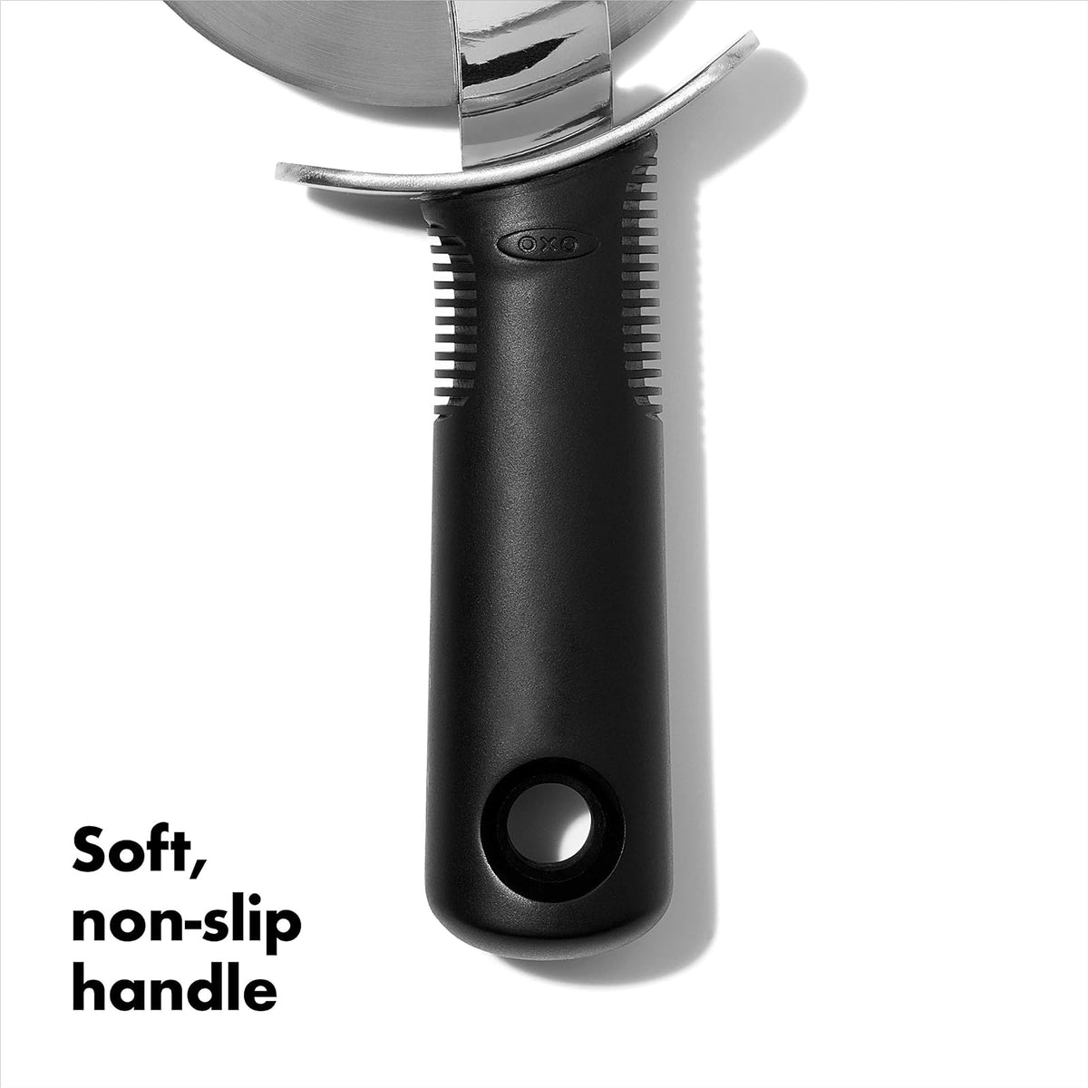 OXO Good Grips - Rueda de pizza grande de 4 pulgadas y cortador